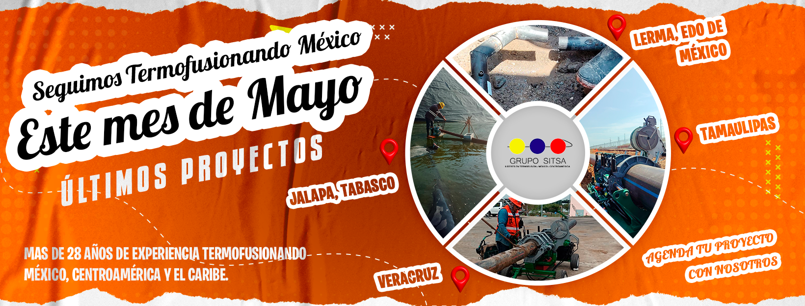 Banner Proyectos de termofusion - Mayo