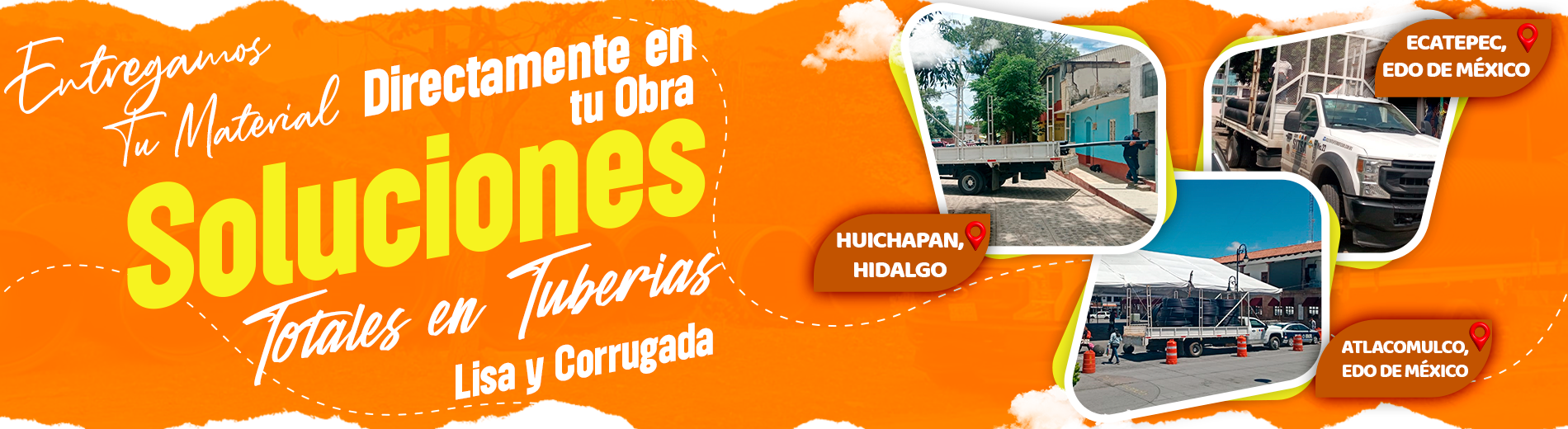 Banner entregas de material